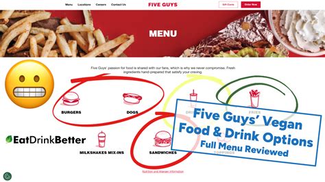 5 guys vegan|Five Guys Vegan Food & Drink Options (2023 Menu)